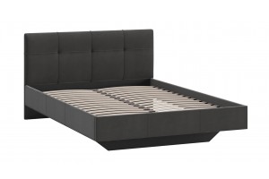 Кровать без ПМ Элис 1400 Тип 1 (без подъемного механизма) Исп.2 Велюр Графит