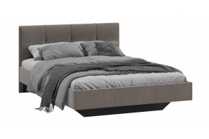 Кровать без ПМ Элис 1400 Тип 1 (без подъемного механизма) Исп.2 Велюр Мокко