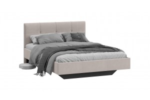Кровать без ПМ Элис 1400 Тип 1 (без подъемного механизма) Велюр ultra cashmere