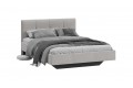 Кровать без ПМ «Элис» 1400 Тип 1 (без подъемного механизма) Велюр ultra smoke