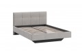 Кровать без ПМ «Элис» 1400 Тип 1 (без подъемного механизма) Велюр ultra smoke