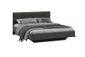 Кровать без ПМ «Элис» 1600 Тип 1 (без подъемного механизма) Исп.2 Велюр Графит