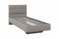 Кровать без ПМ «Элис» 800 Тип 1 (без подъемного механизма) Велюр Ultra Smoke