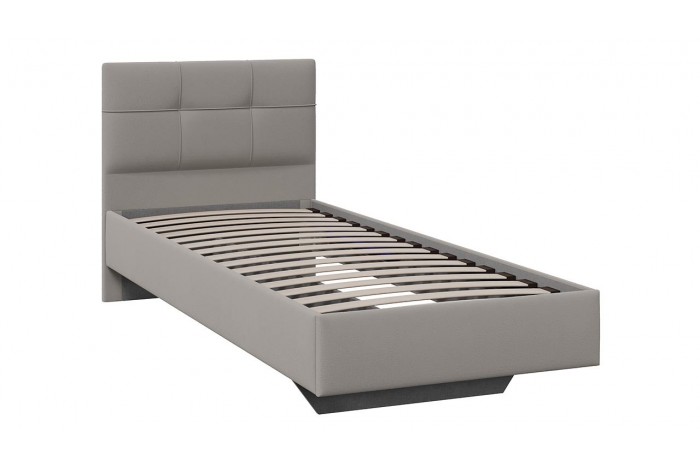 Кровать без ПМ «Элис» 800 Тип 1 (без подъемного механизма) Велюр Ultra Smoke