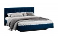 Кровать без ПМ «Эмма» 1400 Тип 1 (без подъемного механизма) Велюр Confetti Blue