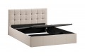 Кровать с ПМ «Эмма» 1400 (с подъемным механизмом) Велюр Confetti Cream