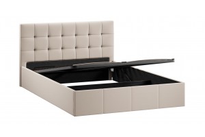 Кровать с ПМ Эмма 1400 (с подъемным механизмом) Велюр Confetti Cream