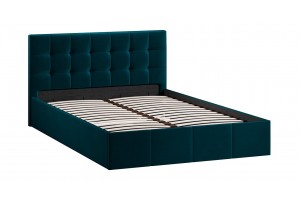 Кровать с ПМ Эмма 1400 (с подъемным механизмом) Велюр Confetti Izumrud