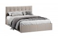 Кровать с ПМ «Эмма» 1400 (с подъемным механизмом) Велюр Confetti Smoke