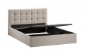 Кровать с ПМ «Эмма» 1400 (с подъемным механизмом) Велюр Confetti Smoke