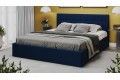 Кровать с ПМ «Эмма» 1600 (с подъемным механизмом) Велюр Confetti Blue