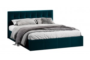 Кровать с ПМ Эмма 1600 (с подъемным механизмом) Велюр Confetti Izumrud