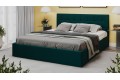 Кровать с ПМ «Эмма» 1600 (с подъемным механизмом) Велюр Confetti Izumrud