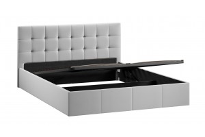 Кровать с ПМ Эмма 1600 (с подъемным механизмом) Велюр Confetti Silver