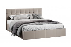 Кровать с ПМ Эмма 1600 (с подъемным механизмом) Велюр Confetti Smoke