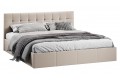 Кровать с ПМ «Эмма» 1800 (с подъемным механизмом) Велюр Confetti Cream