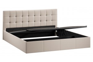 Кровать с ПМ Эмма 1800 (с подъемным механизмом) Велюр Confetti Cream