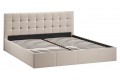 Кровать с ПМ «Эмма» 1800 (с подъемным механизмом) Велюр Confetti Cream
