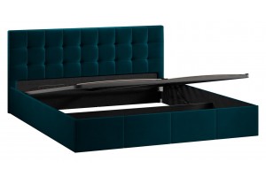 Кровать с ПМ Эмма 1800 (с подъемным механизмом) Велюр Confetti Izumrud