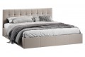 Кровать с ПМ «Эмма» 1800 (с подъемным механизмом) Велюр Confetti Smoke