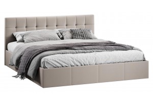 Кровать с ПМ Эмма 1800 (с подъемным механизмом) Велюр Confetti Smoke