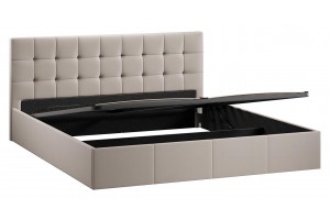 Кровать с ПМ Эмма 1800 (с подъемным механизмом) Велюр Confetti Smoke