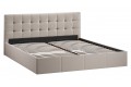 Кровать с ПМ «Эмма» 1800 (с подъемным механизмом) Велюр Confetti Smoke
