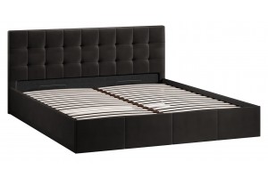 Кровать с ПМ Эмма 1800 (с подъемным механизмом) Велюр Confetti Stone