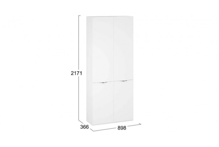 Спальня «Глосс» Белый глянец, Стекло