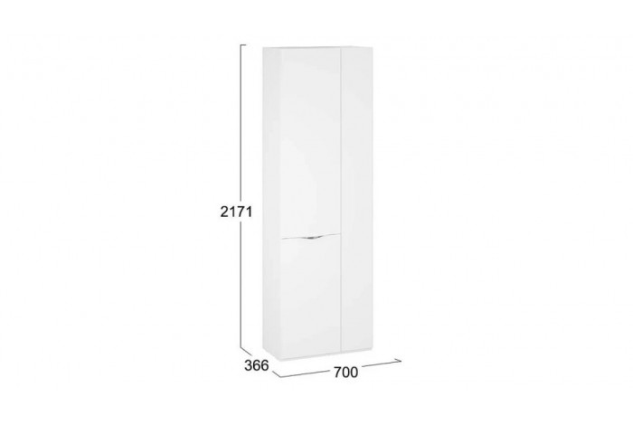 Спальня «Глосс» Белый глянец, Стекло