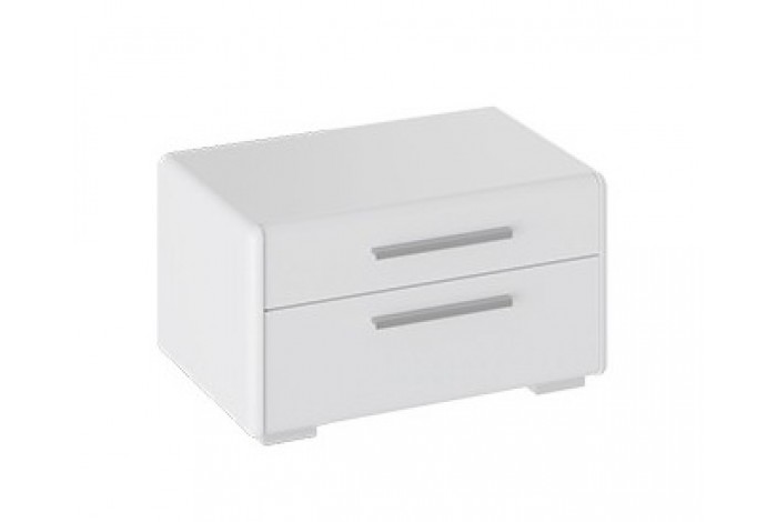 Тумба прикроватная «Наоми» - ТД-208.03.01 Белый глянец