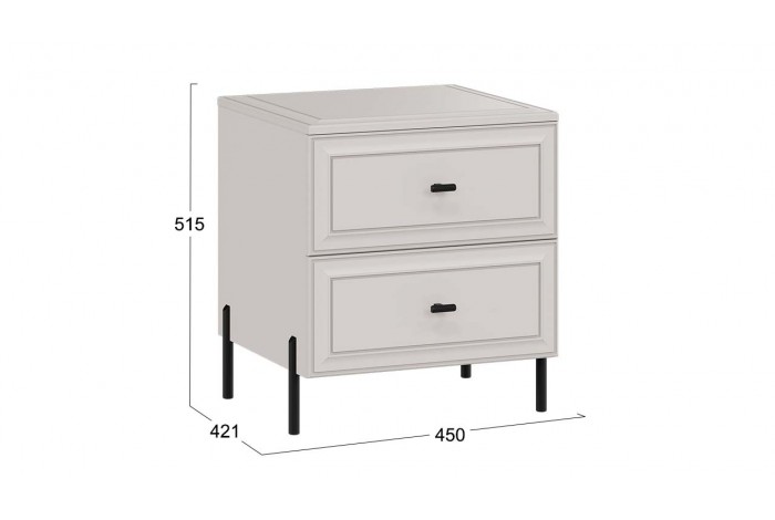 Тумба прикроватная «Пандора» - 414.005.000 Кашемир, Кашемир сатин