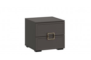 Тумба прикроватная Стелла Серый вулкан, Фон серый