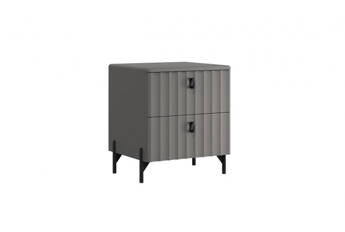 Тумба прикроватная «Тиффани» - 407.002.000 Базальт, Грей софт