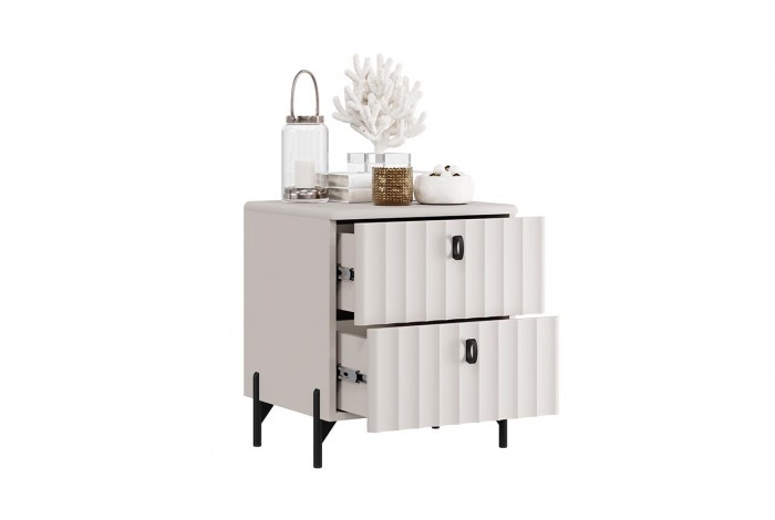 Тумба прикроватная «Тиффани» - 407.002.000 Кашемир, Кашемир матовый