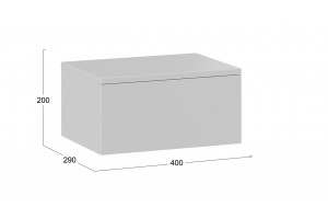 Тумба универсальная Тип 1 Белый Ясень