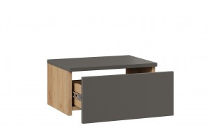Тумба универсальная Тип 1 Графит Серый/Дуб Крафт Золотой