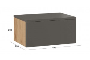 Тумба универсальная Тип 1 Графит Серый/Дуб Крафт Золотой