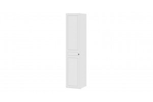 Шкаф для белья Пандора (левый) Белый снег, Белый матовый