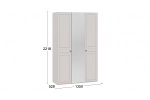 Шкаф комбинированный Пандора Кашемир, Кашемир сатин