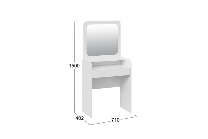 Стол туалетный «Эмма» Белый Ясень