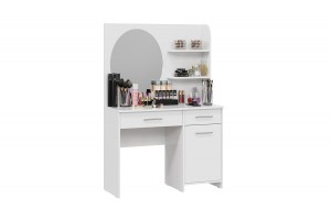 Стол туалетный Эвита Белый глянец