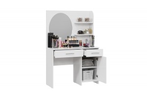 Стол туалетный Эвита Белый глянец