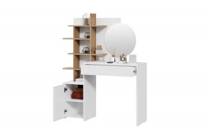 Стол туалетный Голден Белый/Дуб Крафт золотой