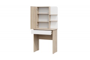 Стол туалетный Майя Дуб Сонома, Белый Ясень