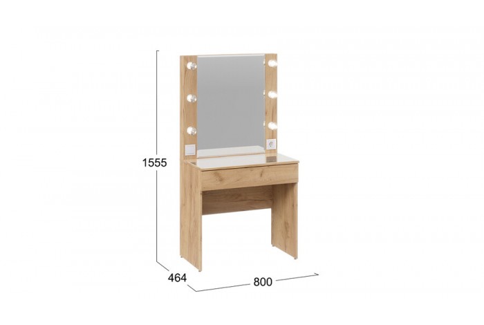 Стол туалетный «Марго» Дуб Крафт золотой