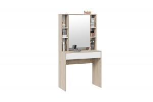 Стол туалетный Салли Дуб Сонома, Белый Ясень
