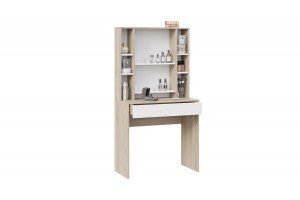 Стол туалетный Салли Дуб Сонома, Белый Ясень