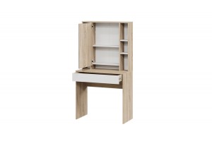 Стол туалетный Салли Дуб Сонома, Белый Ясень