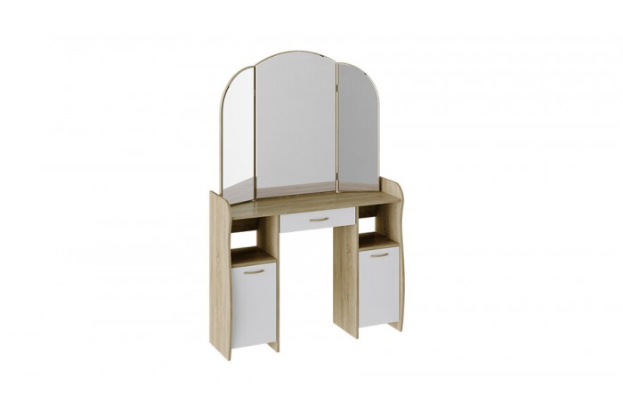 Стол туалетный «София Т2» Дуб Сонома, Белый